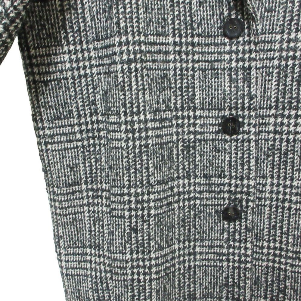 Other Other COUTURE D'ADAM Glen Check Wool Coat Textile Outerwear DUTY FREE for USA Size ONE SIZE - 5 Thumbnail