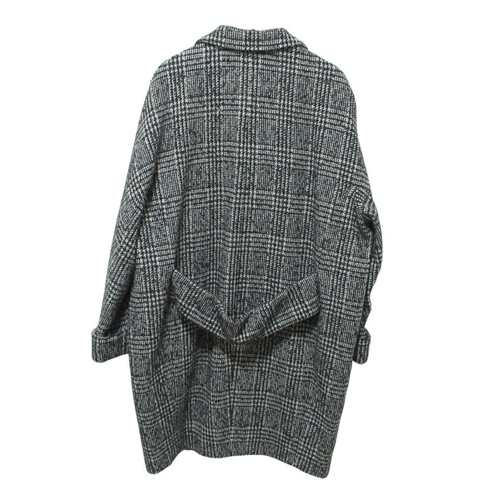 Other Other COUTURE D'ADAM Glen Check Wool Coat Textile Outerwear DUTY FREE for USA Size ONE SIZE - 2 Thumbnail