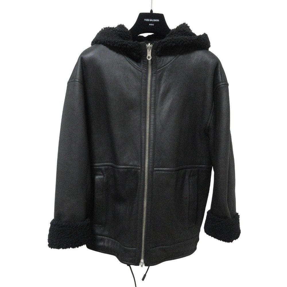 Yves Salomon Yves Salomon Yves Salomon Reversible Shearling Jacket Fur Outerwear 22WYV64567MRMX DUTY FREE for USA Size ONE SIZE - 6 Thumbnail