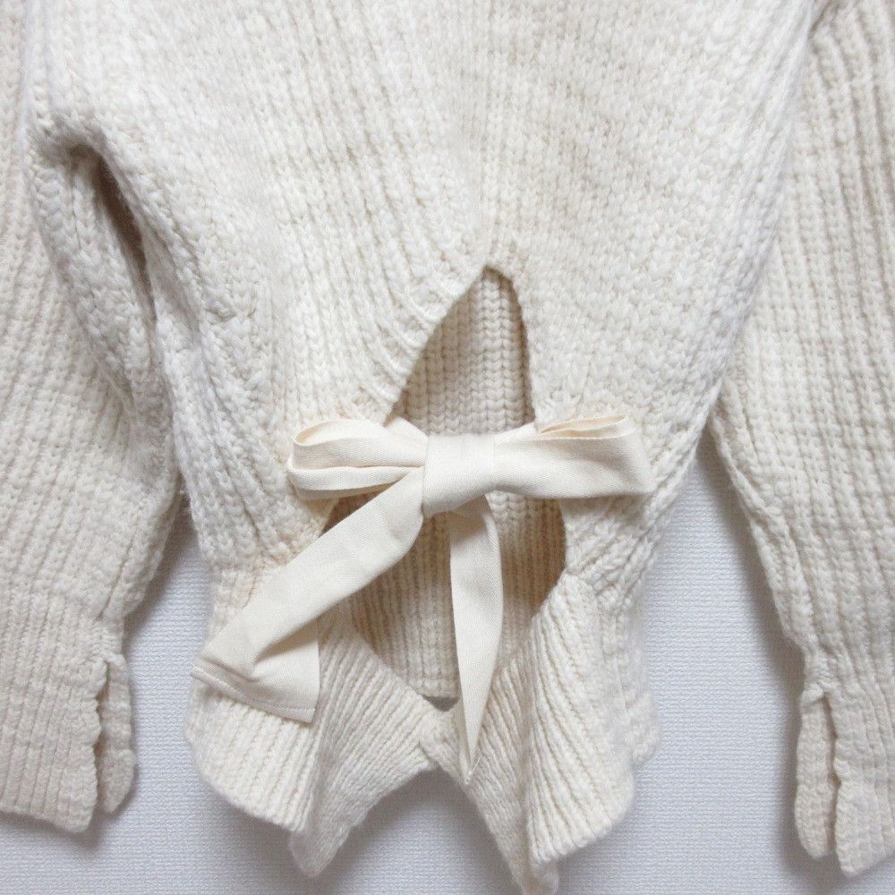 Other Other 3.1 Phillip Lim Back Ribbon Chunky Knit Sweater Textile Tops DUTY FREE for USA Size ONE SIZE - 6 Thumbnail