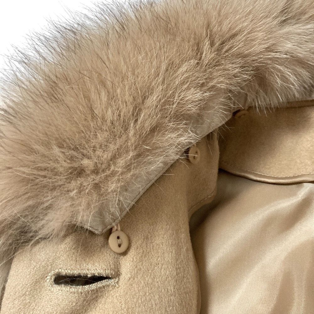 Other Other LABEILLE Fox Fur Pure Cashmere Coat Textile Outerwear DUTY FREE for USA Size ONE SIZE - 7 Thumbnail