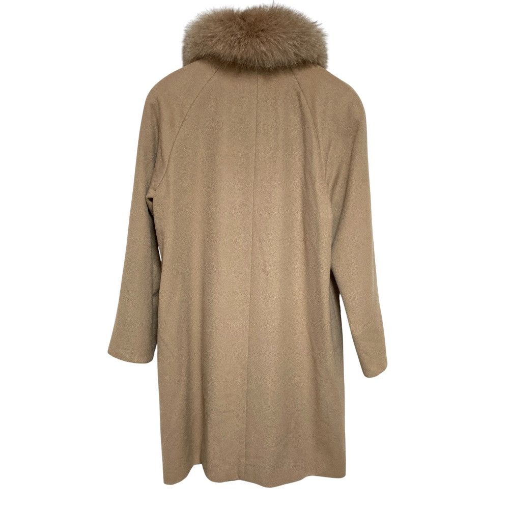 Other Other LABEILLE Fox Fur Pure Cashmere Coat Textile Outerwear DUTY FREE for USA Size ONE SIZE - 2 Thumbnail