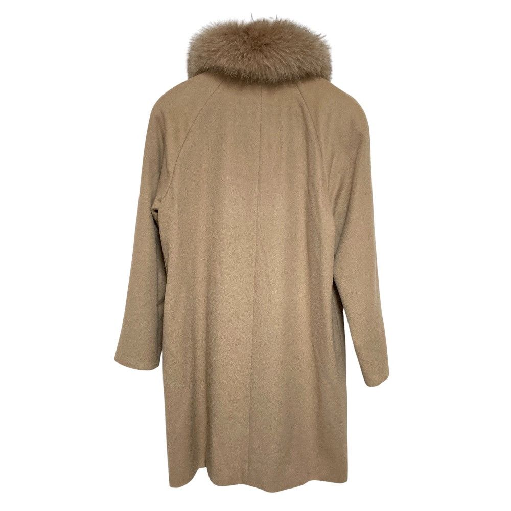 Other Other LABEILLE Fox Fur Pure Cashmere Coat Textile Outerwear DUTY FREE for USA Size ONE SIZE - 3 Thumbnail