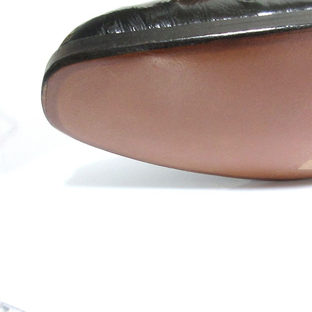 Yves Saint Laurent Yves Saint Laurent Yves Saint Laurent rivegauche Patented Ostrich Boots Leather Shoes DUTY FREE for USA Size ONE SIZE - 13 Thumbnail