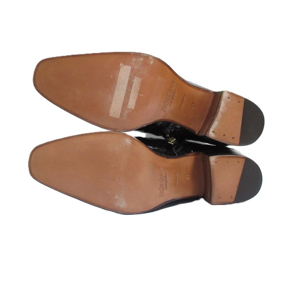 Yves Saint Laurent Yves Saint Laurent Yves Saint Laurent rivegauche Patented Ostrich Boots Leather Shoes DUTY FREE for USA Size ONE SIZE - 8 Thumbnail