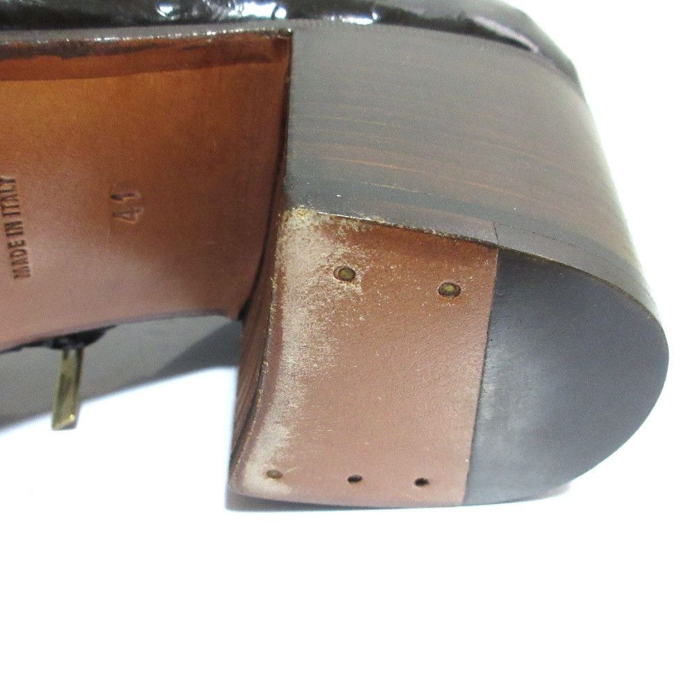 Yves Saint Laurent Yves Saint Laurent Yves Saint Laurent rivegauche Patented Ostrich Boots Leather Shoes DUTY FREE for USA Size ONE SIZE - 15 Thumbnail