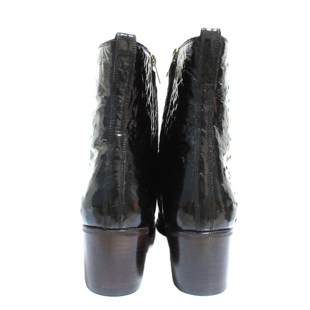 Yves Saint Laurent Yves Saint Laurent Yves Saint Laurent rivegauche Patented Ostrich Boots Leather Shoes DUTY FREE for USA Size ONE SIZE - 6 Thumbnail
