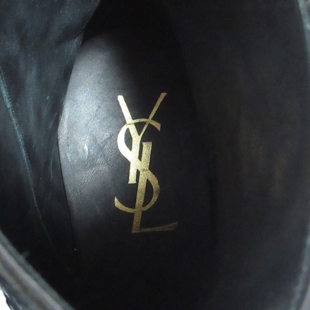 Yves Saint Laurent Yves Saint Laurent Yves Saint Laurent rivegauche Patented Ostrich Boots Leather Shoes DUTY FREE for USA Size ONE SIZE - 5 Thumbnail