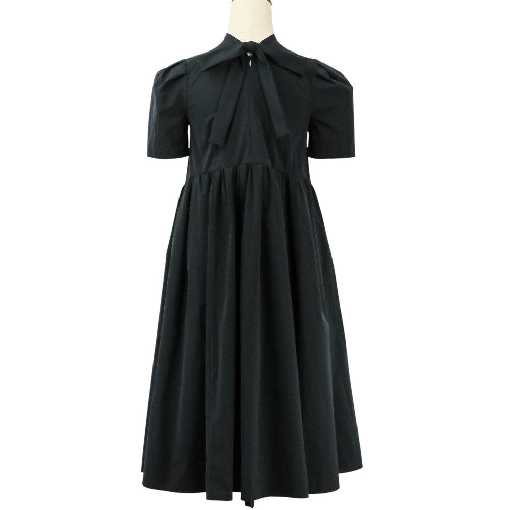 Other Other SEVEN TEN by MIHO KAWAHITO Bow Tie Midi Dress Textile Dresses DUTY FREE for USA Size ONE SIZE - 5 Thumbnail