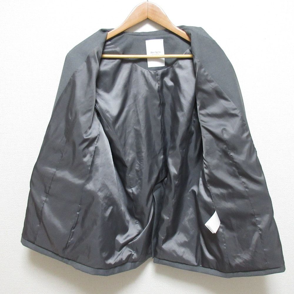 Other Other Her lip to Twill Oversized Jacket Textile Outerwear 1241307090 DUTY FREE for USA Size ONE SIZE - 3 Thumbnail