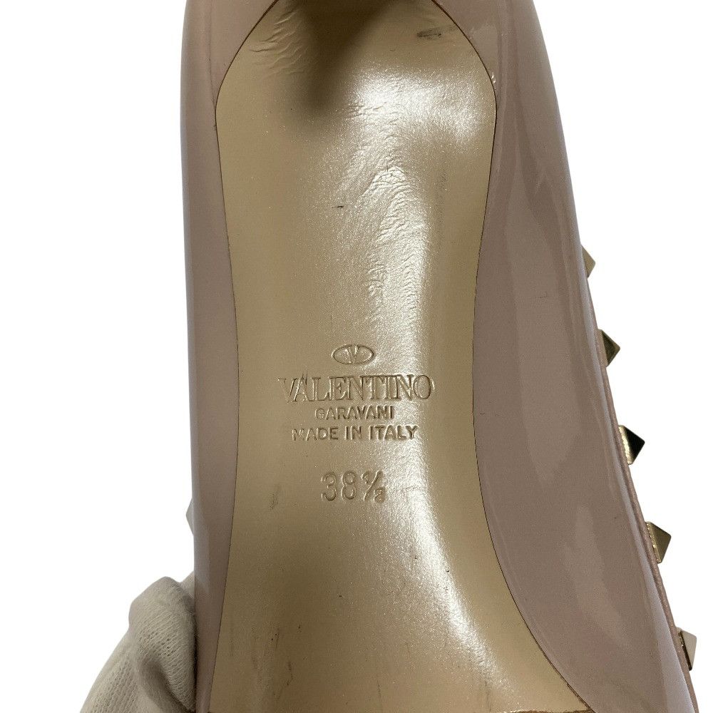 Valentino Valentino Valentino Garavani Rockstud Patent Pumps Leather Shoes DUTY FREE for USA Size ONE SIZE - 7 Thumbnail