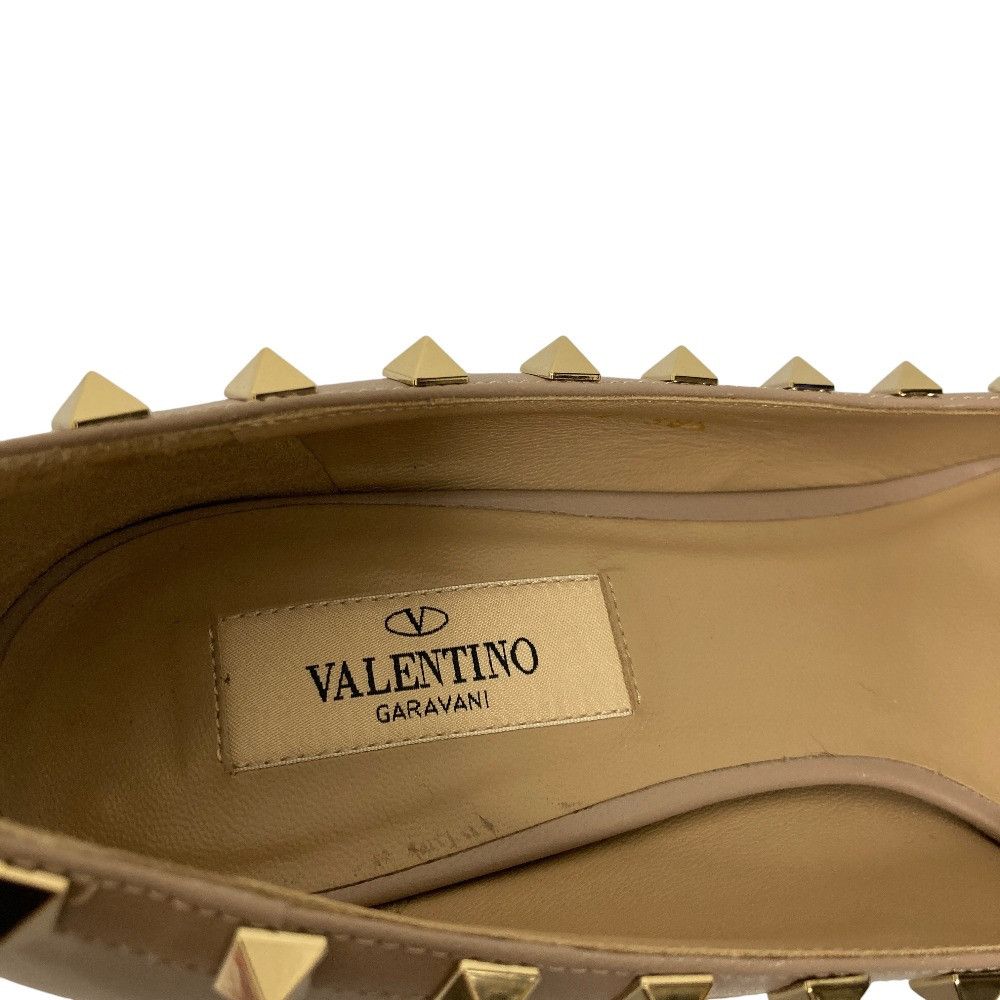 Valentino Valentino Valentino Garavani Rockstud Patent Pumps Leather Shoes DUTY FREE for USA Size ONE SIZE - 6 Thumbnail