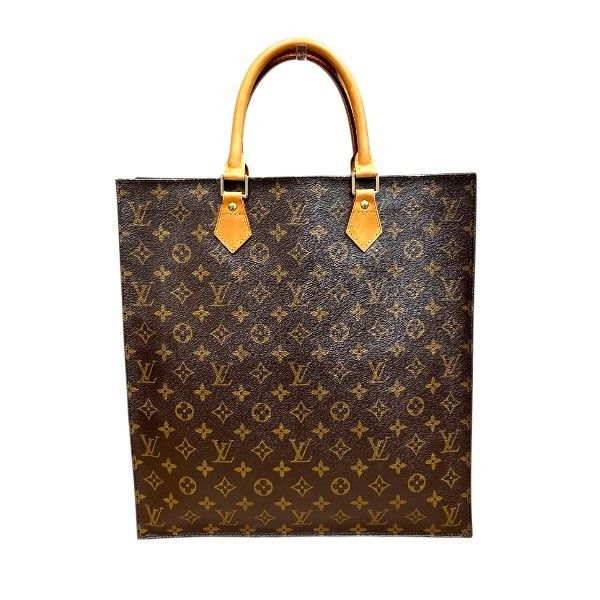 Louis Vuitton Louis Vuitton Louis Vuitton Sac Plat Monogram Tote Bag Textile Tote Bag M51140 DUTY FREE for USA Size ONE SIZE - 2 Thumbnail