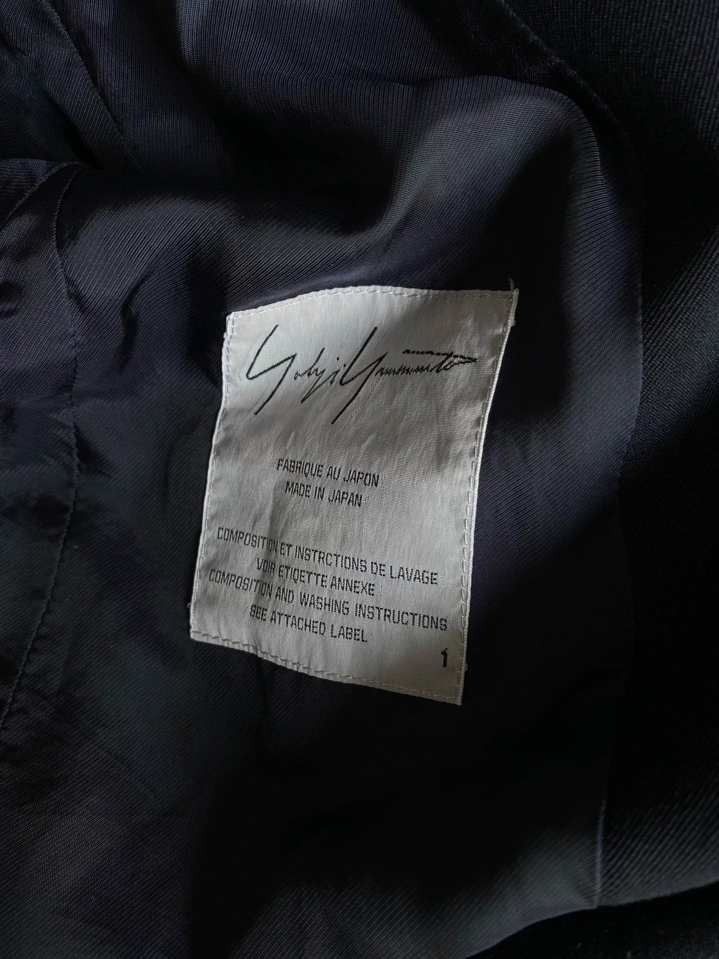 Yohji Yamamoto Yohji Yamamoto 2001 Asymmetric Jacket Size US M / EU 48-50 / 2 - 9 Thumbnail