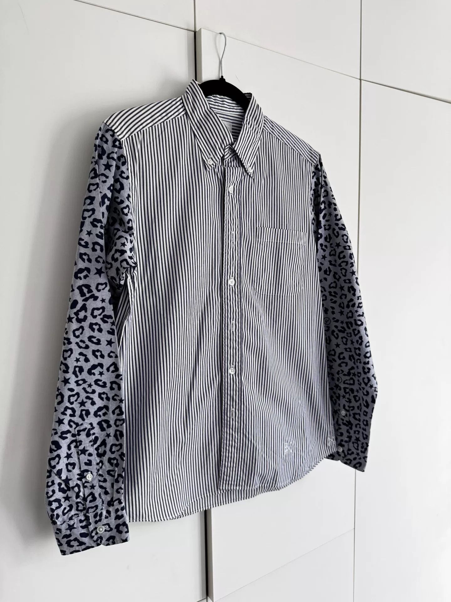 uniform experiment uniform experiment Striped Leopard Shirt Size US M / EU 48-50 / 2 - 2 Thumbnail