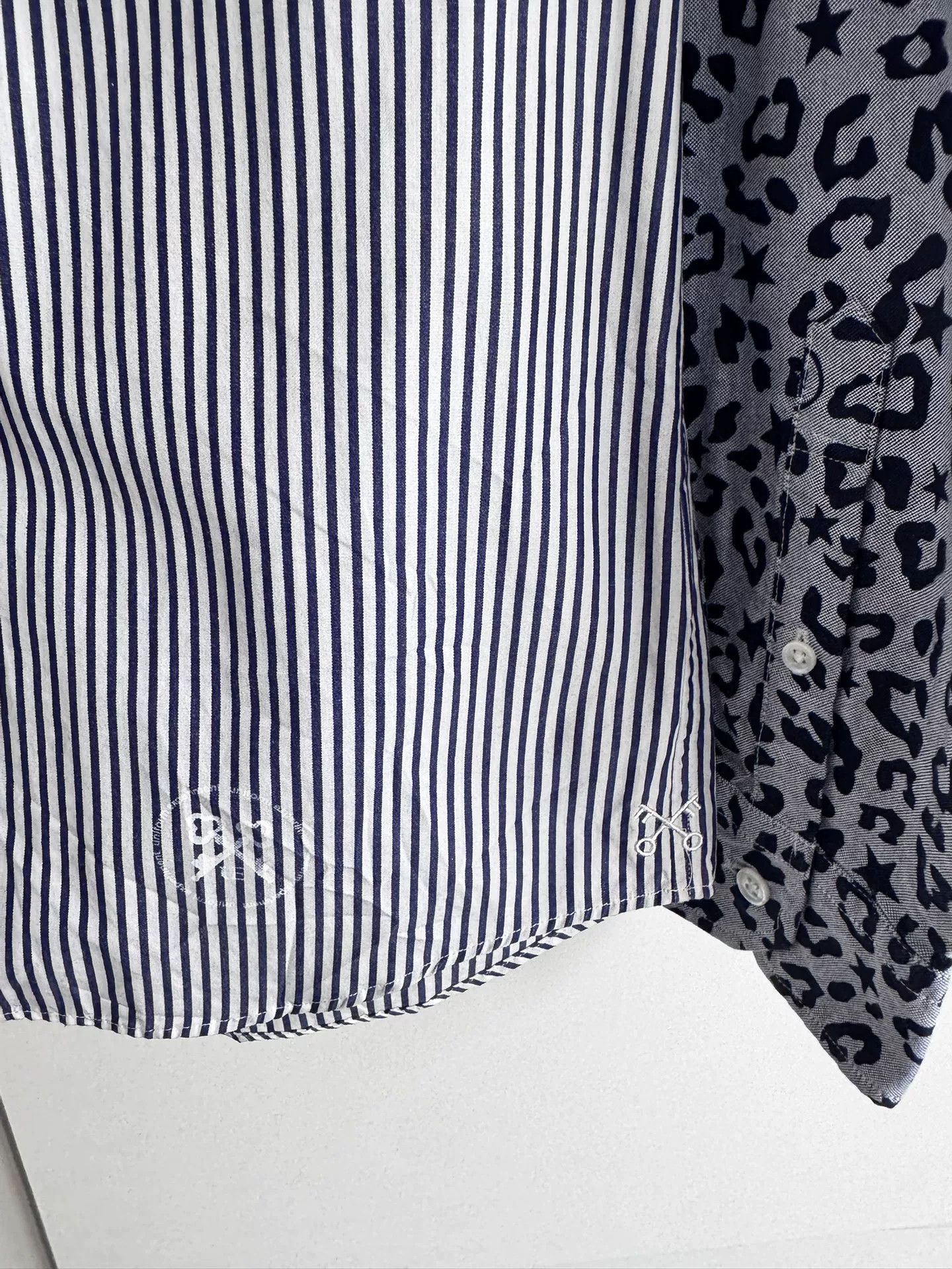 uniform experiment uniform experiment Striped Leopard Shirt Size US M / EU 48-50 / 2 - 4 Thumbnail