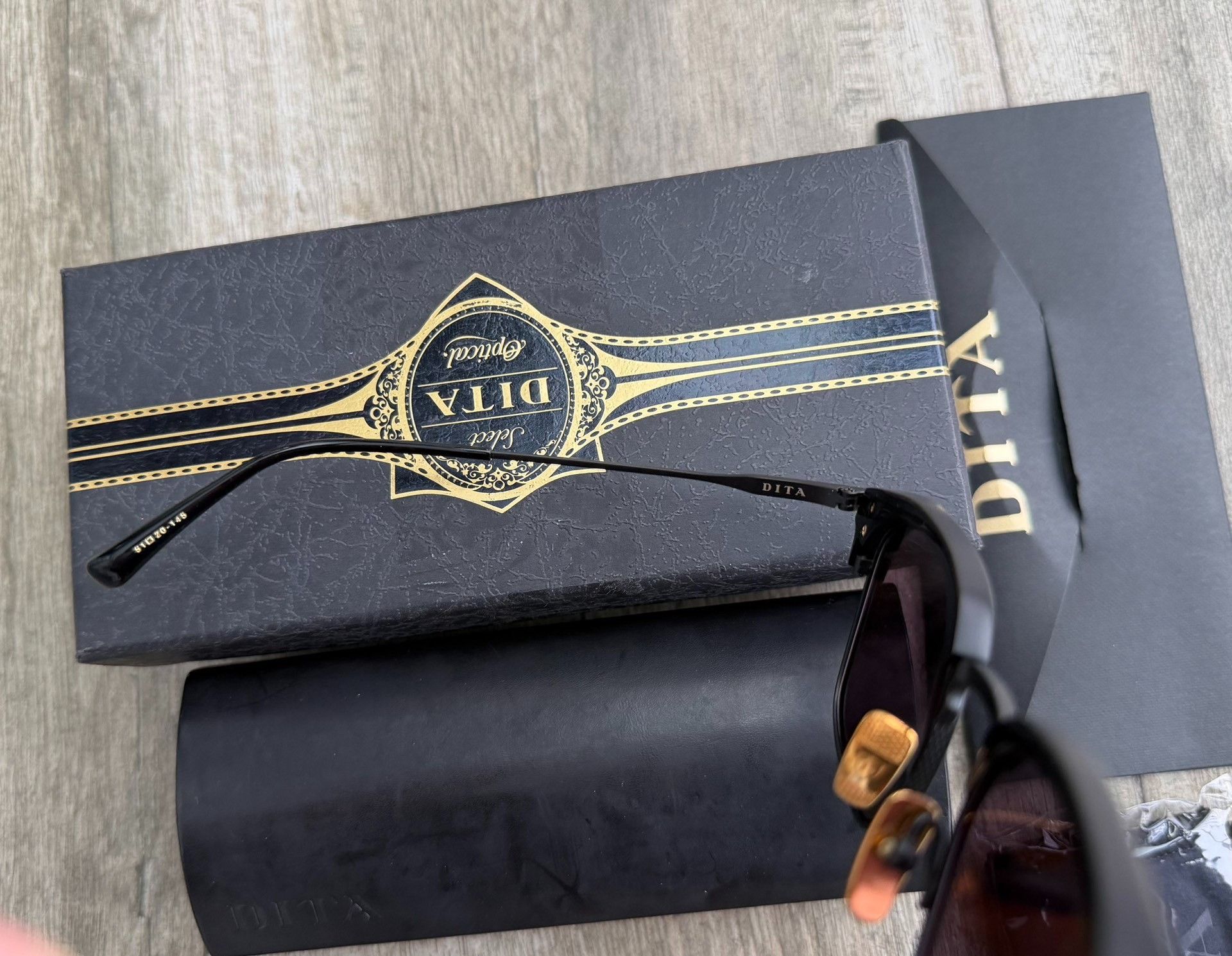 Dita DITA NOMAD DRX-2080 Titanium Sunglasses Size ONE SIZE - 4 Thumbnail