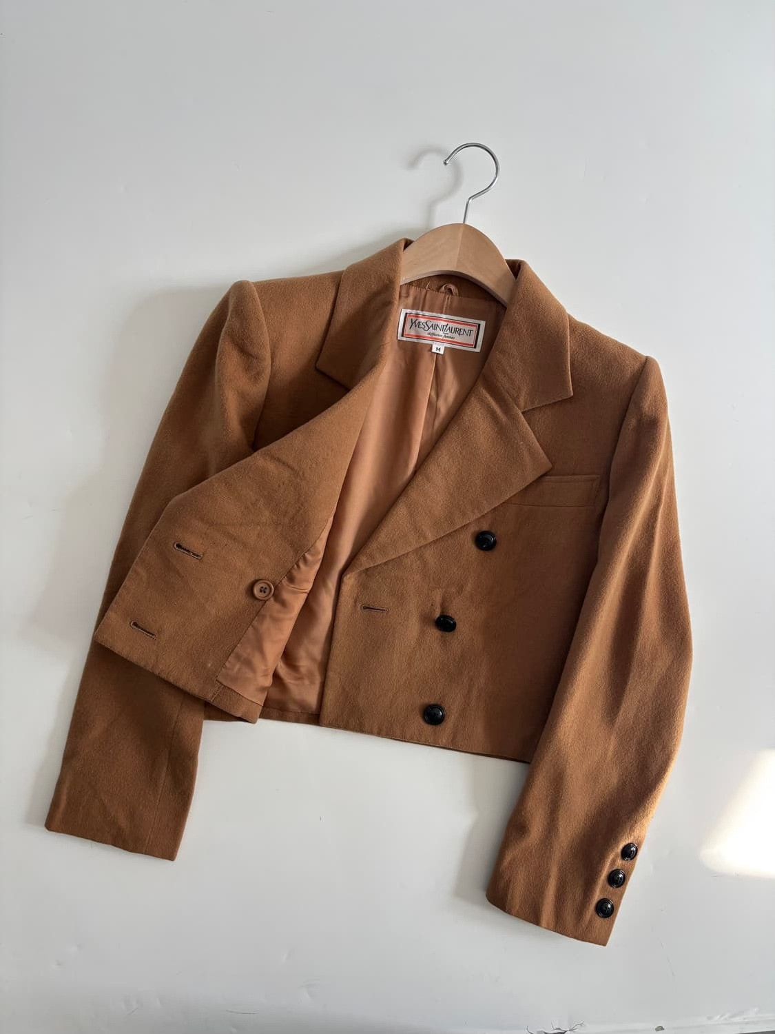 Yves Saint Laurent Yves Saint Laurent Vintage Short Coat Size S / US 4 / IT 40 - 2 Thumbnail