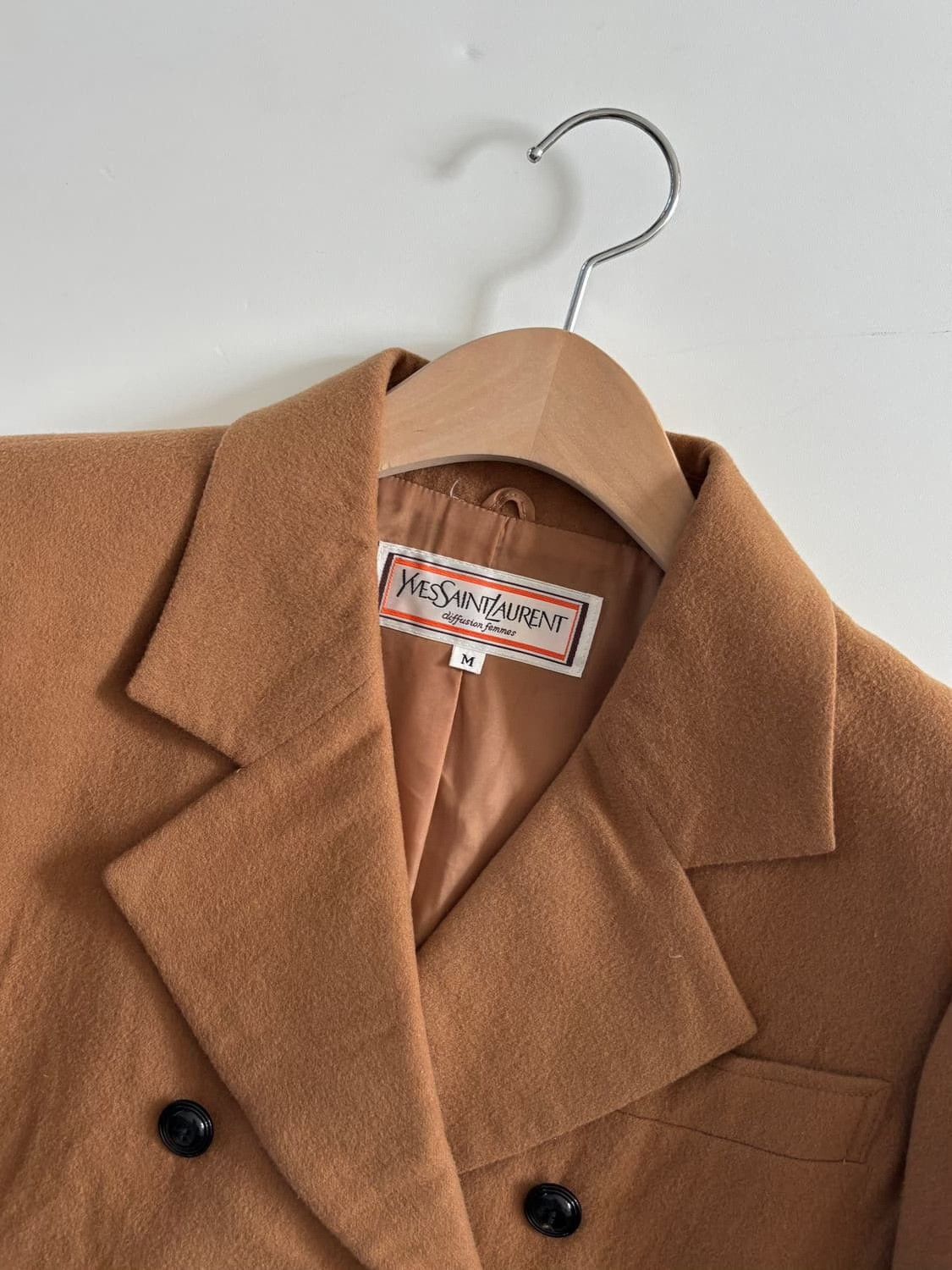 Yves Saint Laurent Yves Saint Laurent Vintage Short Coat Size S / US 4 / IT 40 - 3 Thumbnail