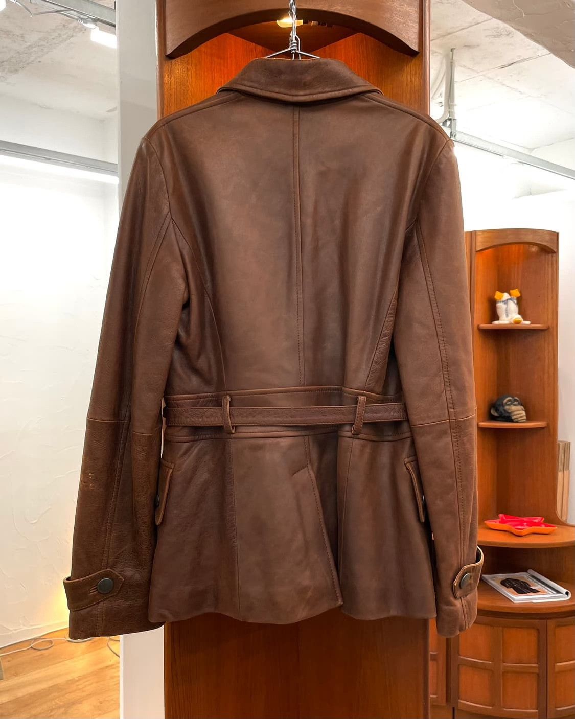 Max Mara Max Mara Vintage Leather Jacket Size M / US 6-8 / IT 42-44 - 4 Thumbnail