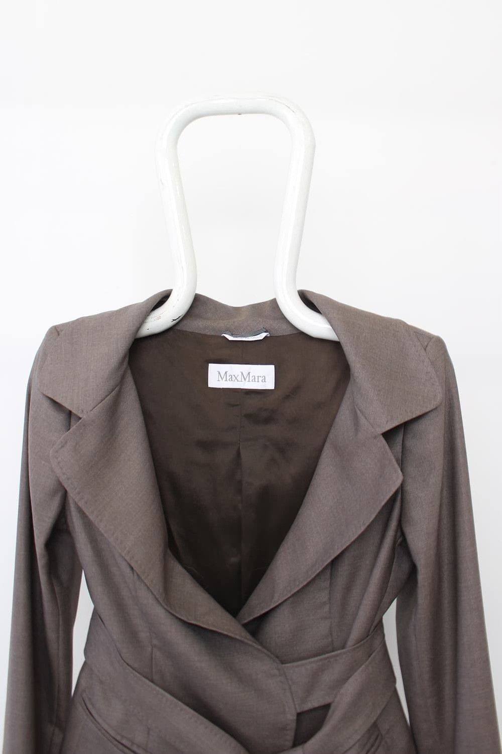 Max Mara Max Mara Vintage Strapped Jacket Size M / US 6-8 / IT 42-44 - 6 Thumbnail