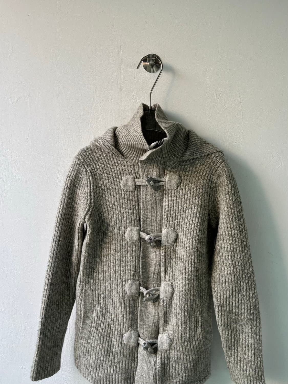 Armani Armani Vintage Knit Hooded Jacket Size M / US 6-8 / IT 42-44 - 6 Thumbnail