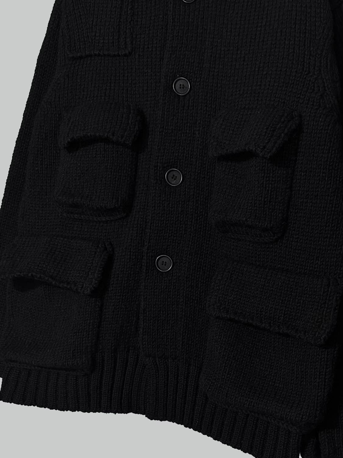 Yohji Yamamoto Yohji Yamamoto Vintage Knit Jacket Size US M / EU 48-50 / 2 - 3 Thumbnail
