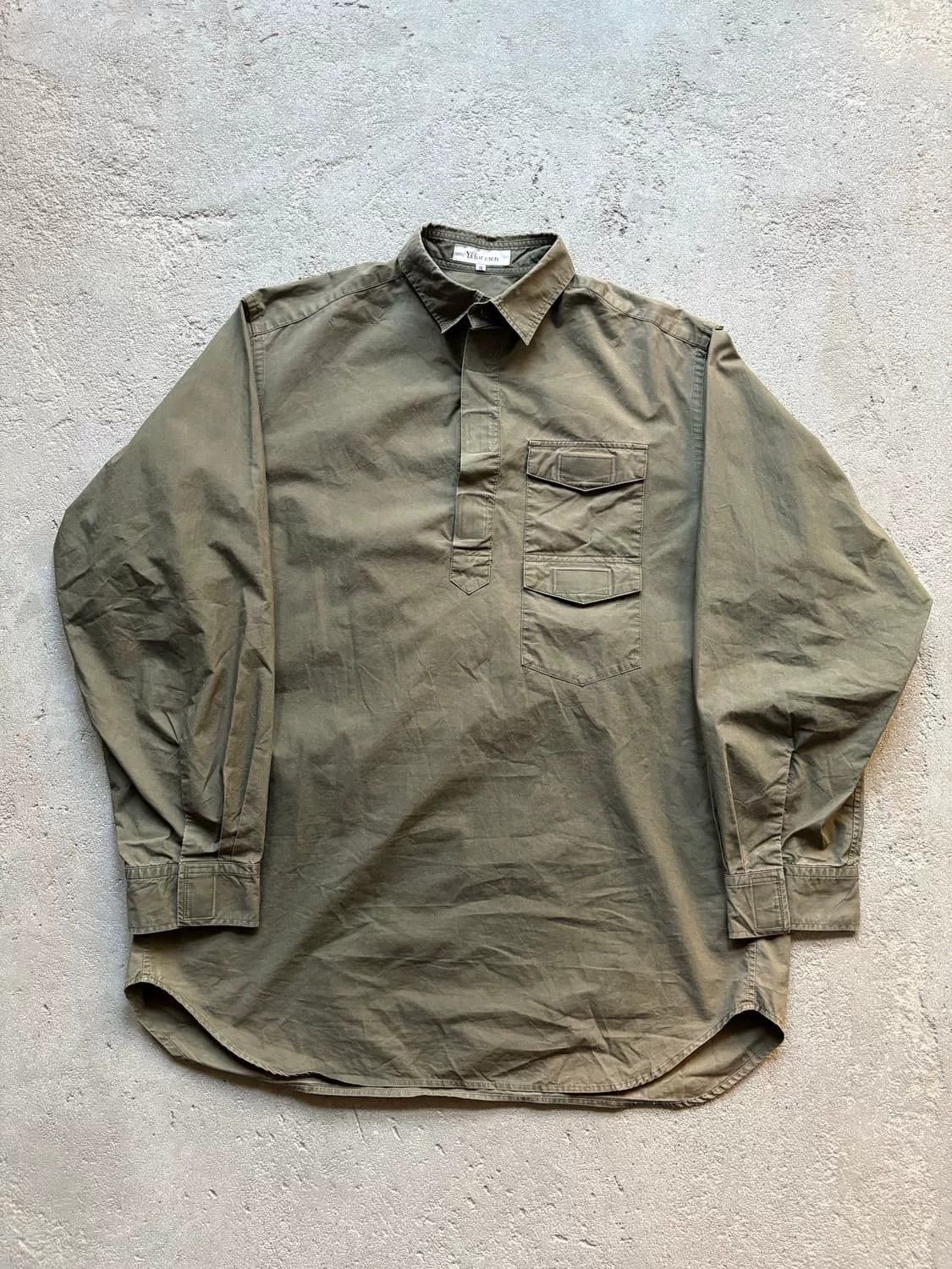 Yohji Yamamoto Yohji Yamamoto Vintage Cargo Shirt Size US M / EU 48-50 / 2 - 2 Thumbnail