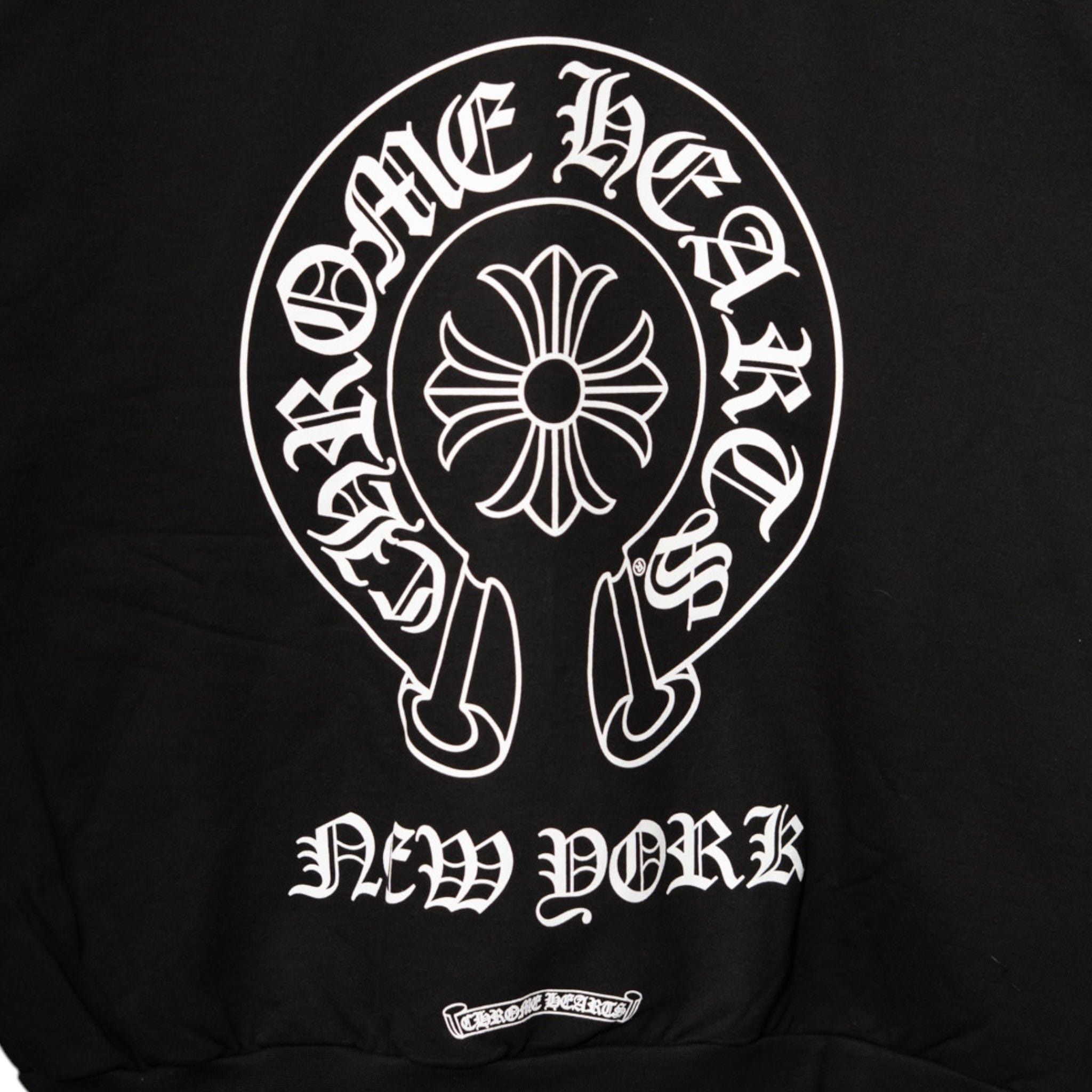 Chrome Hearts NYC Exclusive Horseshoe Logo Zip Up Hooded Sweatshirt Black Size US XXL / EU 58 / 5 - 3 Thumbnail
