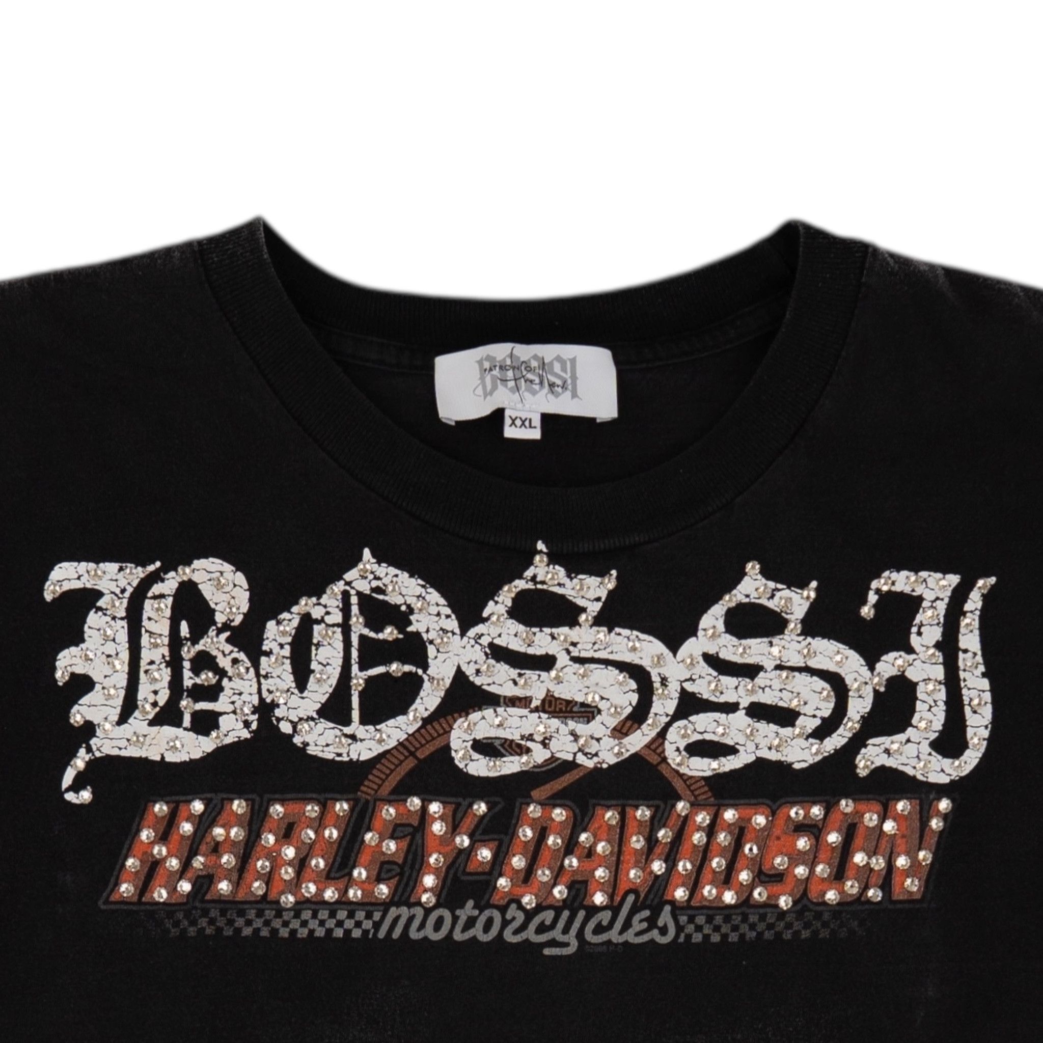 Rhinestone Studded Harley Davidson South Africa Logo Vintag