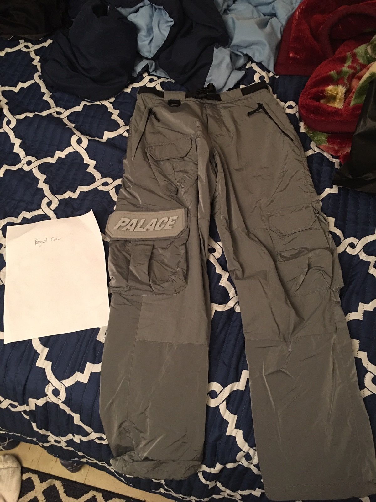 Palace Palace Utility Iridescent Pants Grey | Grailed