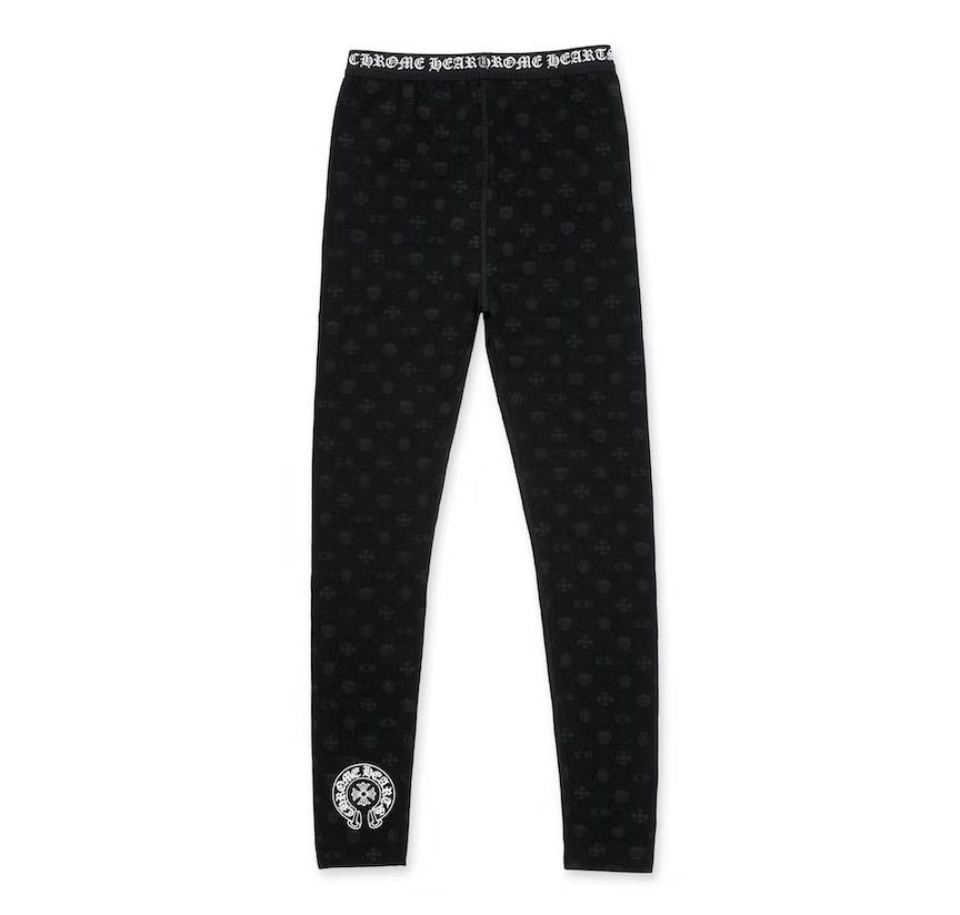 Chrome Hearts Leggings Black Logos (W) Size ONE SIZE - 2 Thumbnail