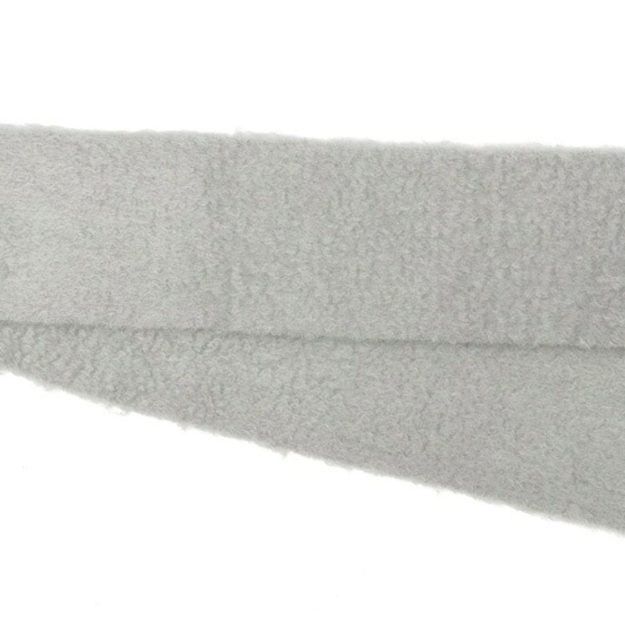 Loewe LOEWE Anagram Scarf Muffler F655254X01 Mohair Wool Light Gray S-160068 Size ONE SIZE - 2 Thumbnail