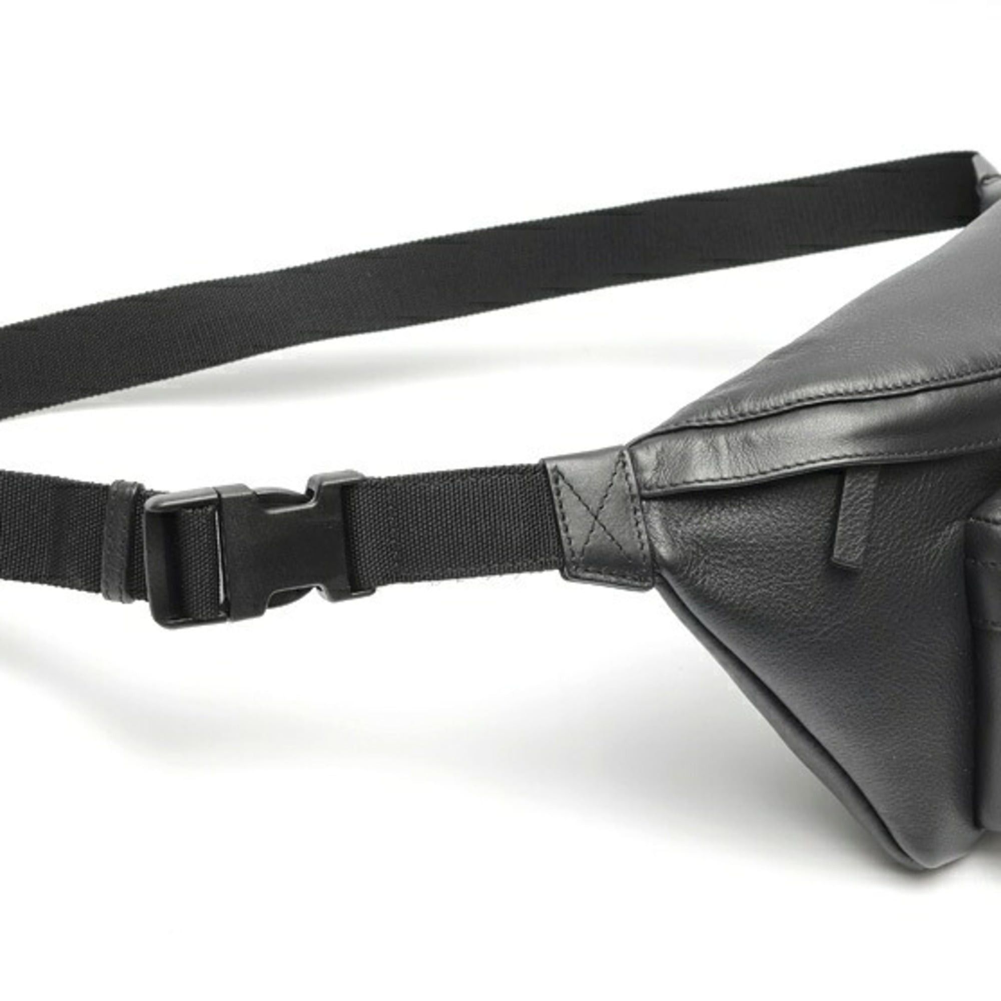 Balenciaga Balenciaga Everyday Belt Bag Body 552375 Leather Black S-160086 Size ONE SIZE - 2 Thumbnail