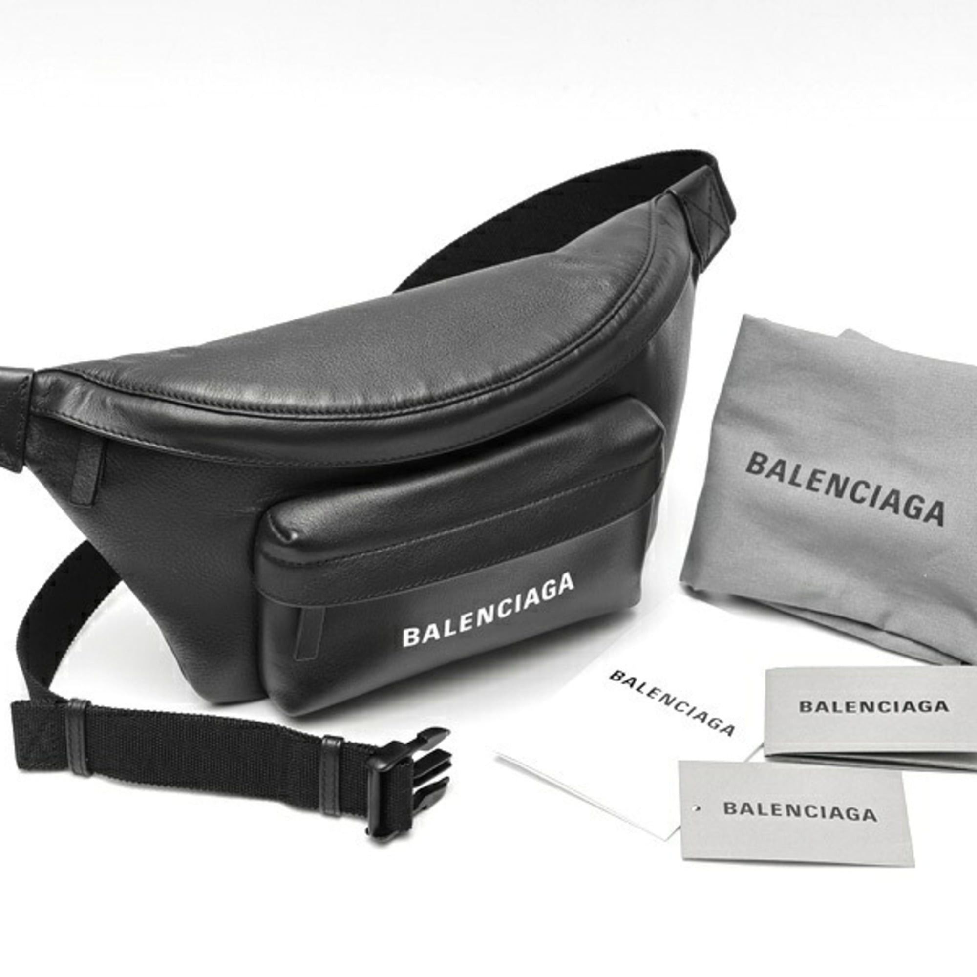 Balenciaga Balenciaga Everyday Belt Bag Body 552375 Leather Black S-160086 Size ONE SIZE - 7 Thumbnail