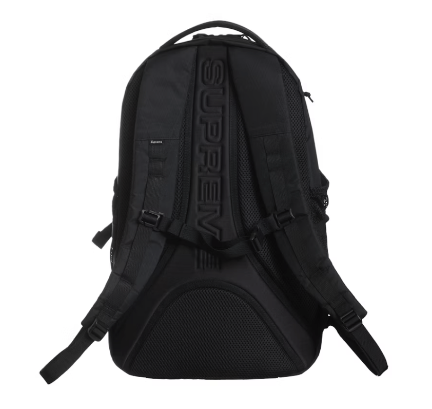 3D Logo Backpack Black