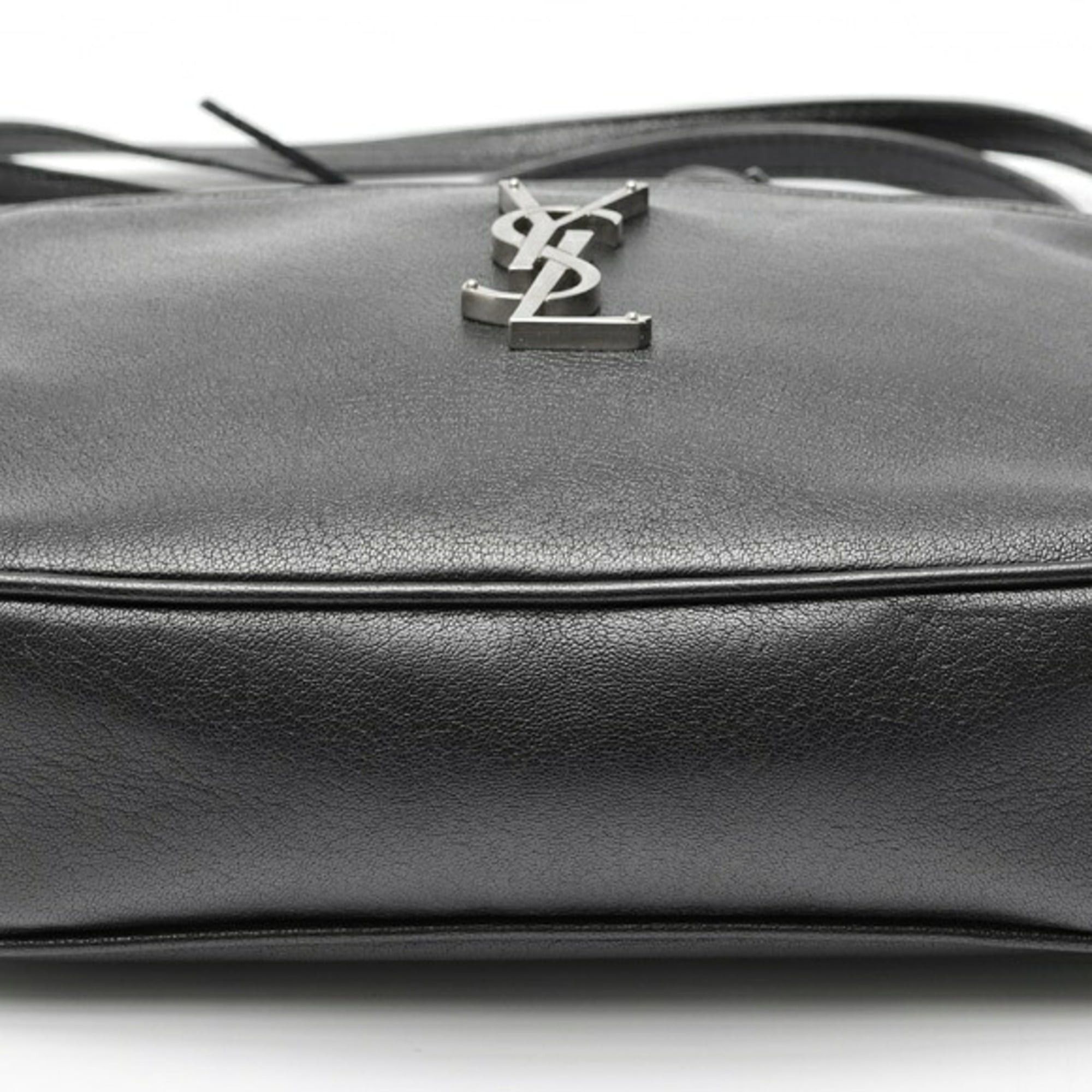 Saint Laurent Paris Saint Laurent Lou Camera Bag with Tassel Shoulder 574494 Leather Black RI-159962 Size ONE SIZE - 3 Thumbnail