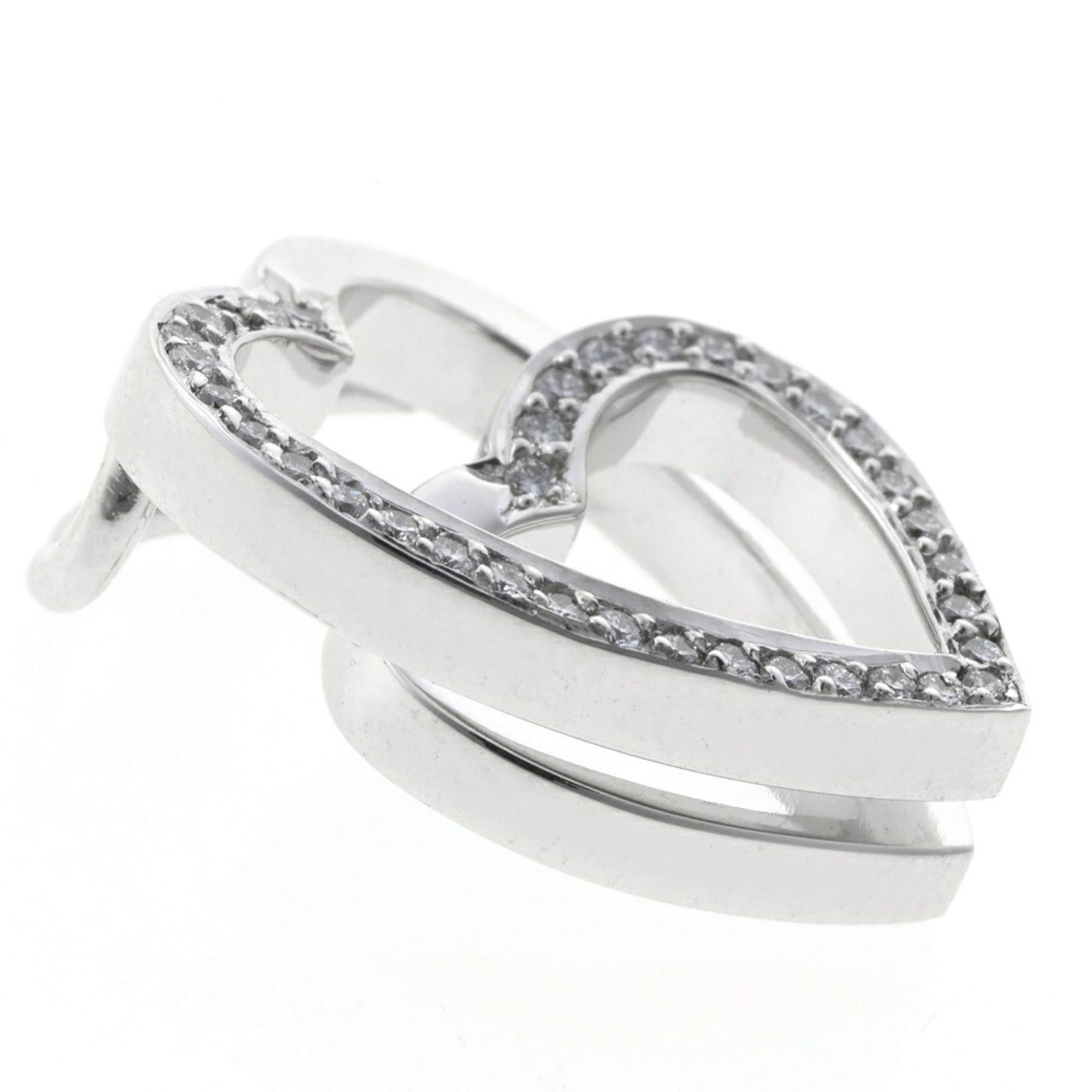 Cartier Cartier Interlaced Heart Pendant 18KWG Diamond 20251121 Size ONE SIZE - 4 Thumbnail