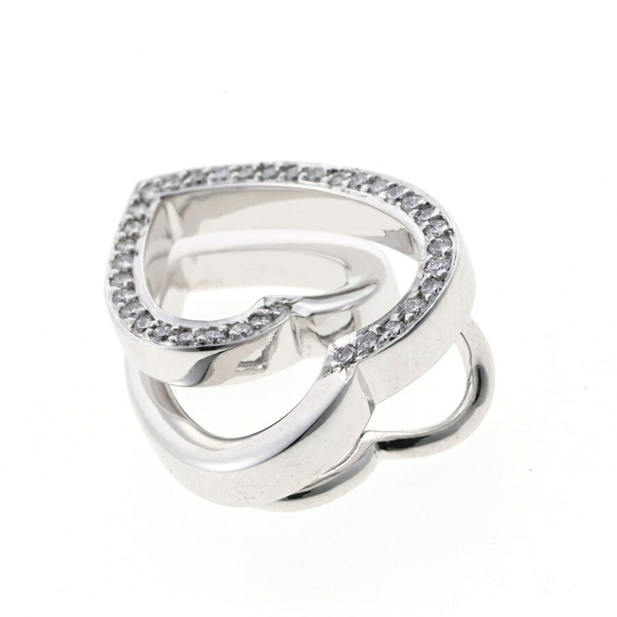 Cartier Cartier Interlaced Heart Pendant 18KWG Diamond 20251121 Size ONE SIZE - 3 Thumbnail