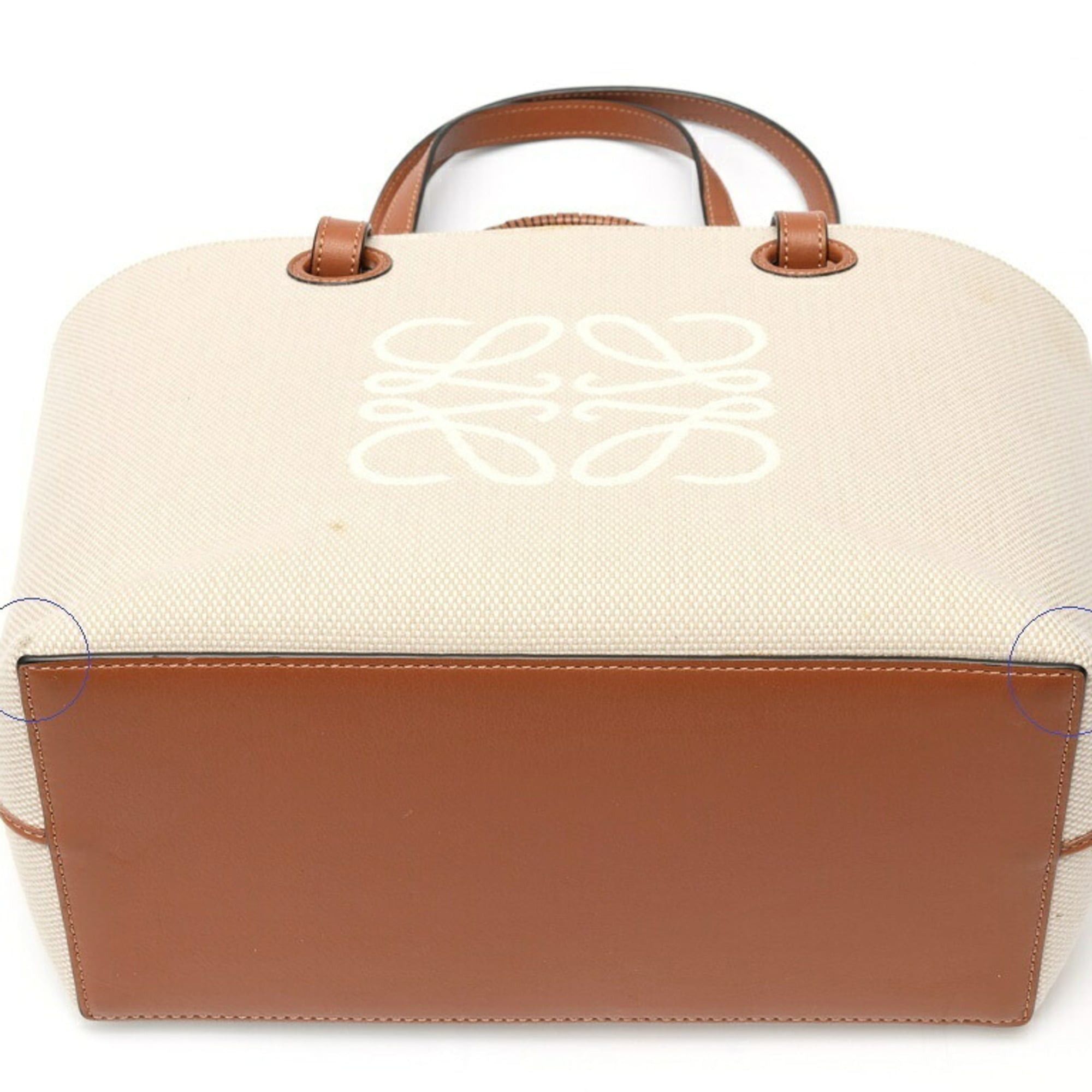 Loewe LOEWE Anagram Tote Bag Small A717S72X06 Ecru Tan S-159837 Size ONE SIZE - 6 Thumbnail