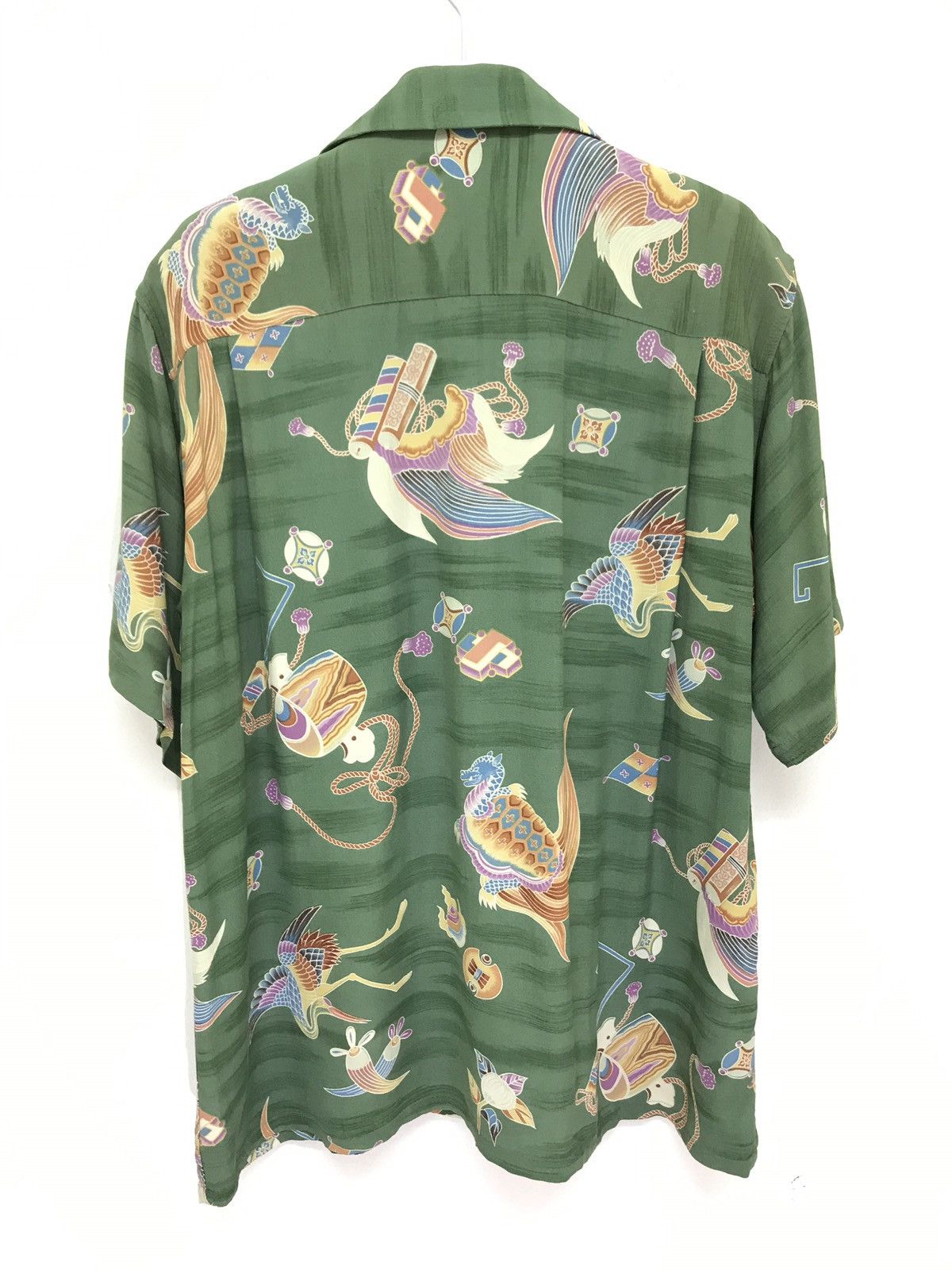 Evisu Evisu Hawaiian Shirt Rayon Japanese Pattern Size US M / EU 48-50 / 2 - 4 Thumbnail