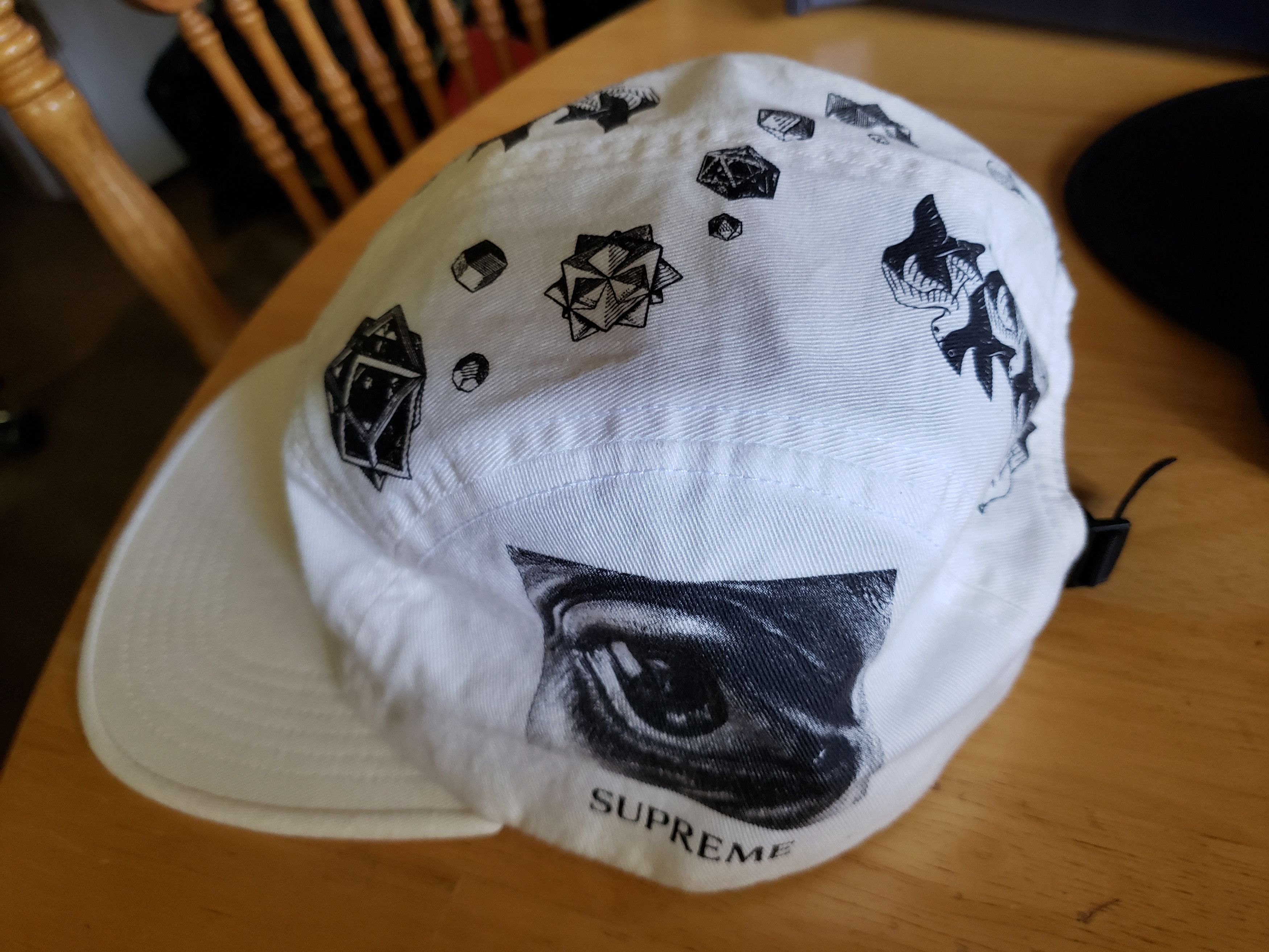 Supreme Mc Escher Camp cap White Size ONE SIZE - 2 Thumbnail