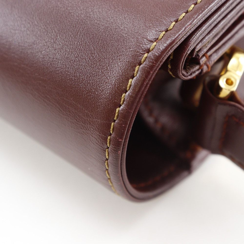 Cartier Cartier Cartier Must Line Calf 2way Shoulder Bag Leather Shoulder Bag DUTY FREE for USA Size ONE SIZE - 10 Thumbnail