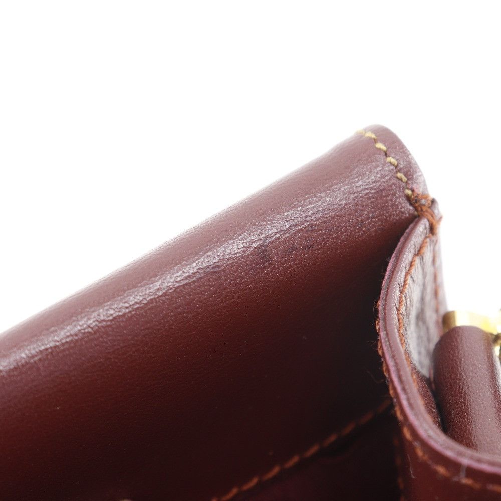 Cartier Cartier Cartier Must Line Calf 2way Shoulder Bag Leather Shoulder Bag DUTY FREE for USA Size ONE SIZE - 9 Thumbnail