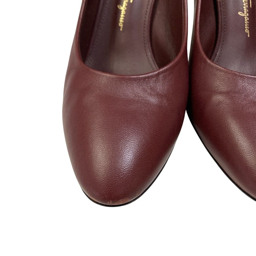 Salvatore Ferragamo Salvatore Ferragamo Salvatore Ferragamo Almond Toe Pumps Leather Shoes DUTY FREE for USA Size ONE SIZE - 3 Thumbnail