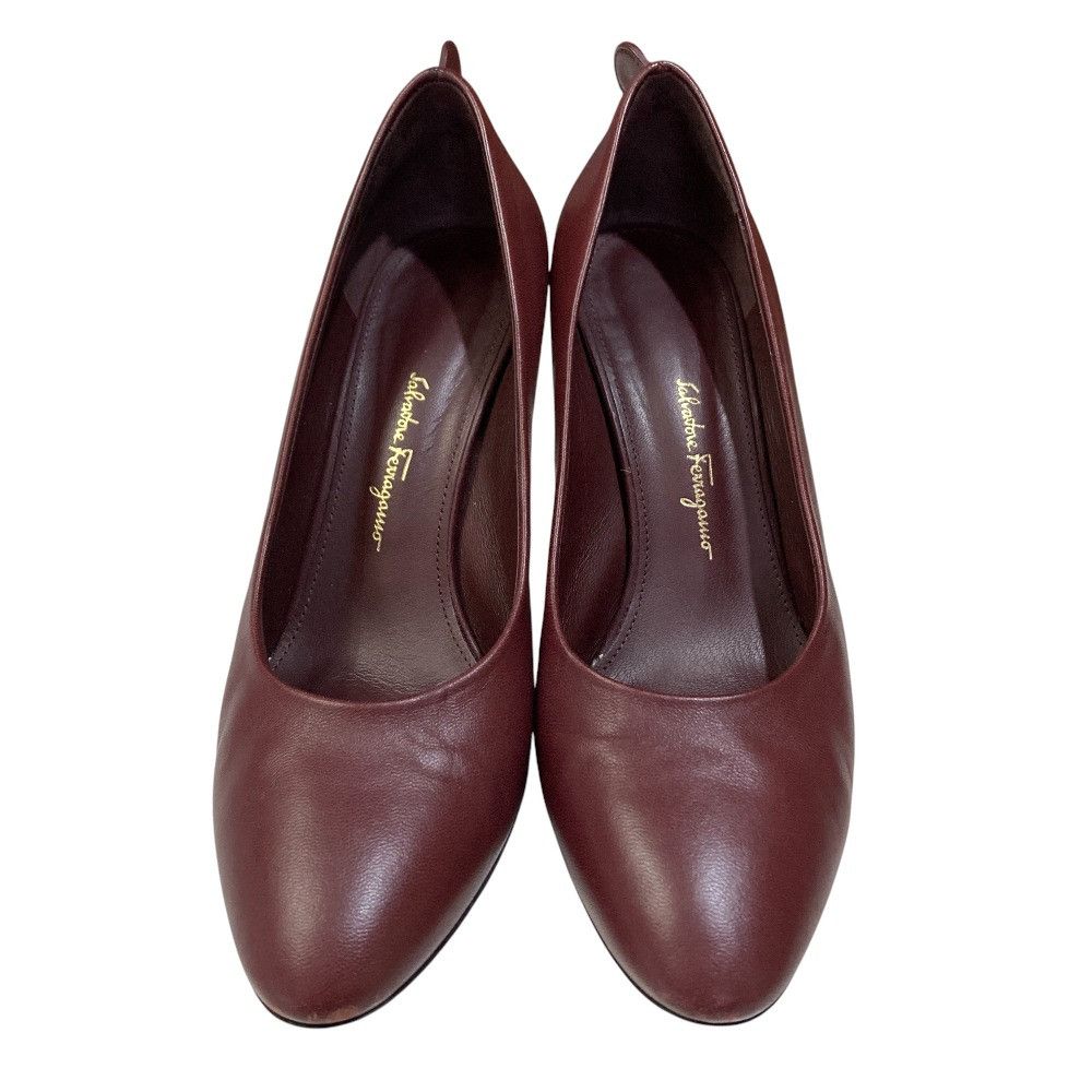 Salvatore Ferragamo Salvatore Ferragamo Salvatore Ferragamo Almond Toe Pumps Leather Shoes DUTY FREE for USA Size ONE SIZE - 2 Thumbnail