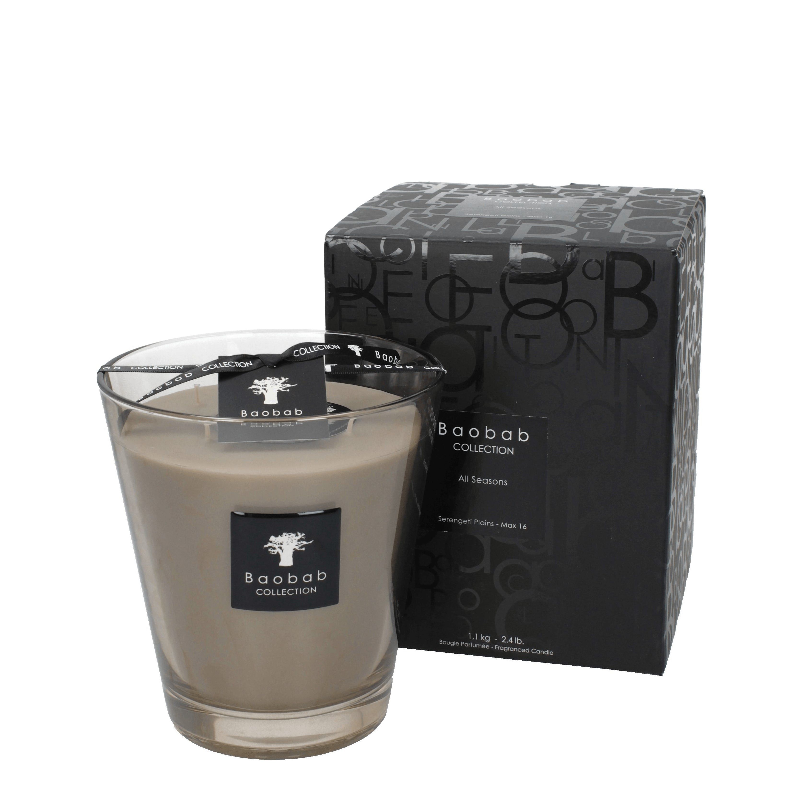 Other Baobab Collection Candles and Candleholders Home Glass Gray/Dune Size ONE SIZE - 2 Thumbnail