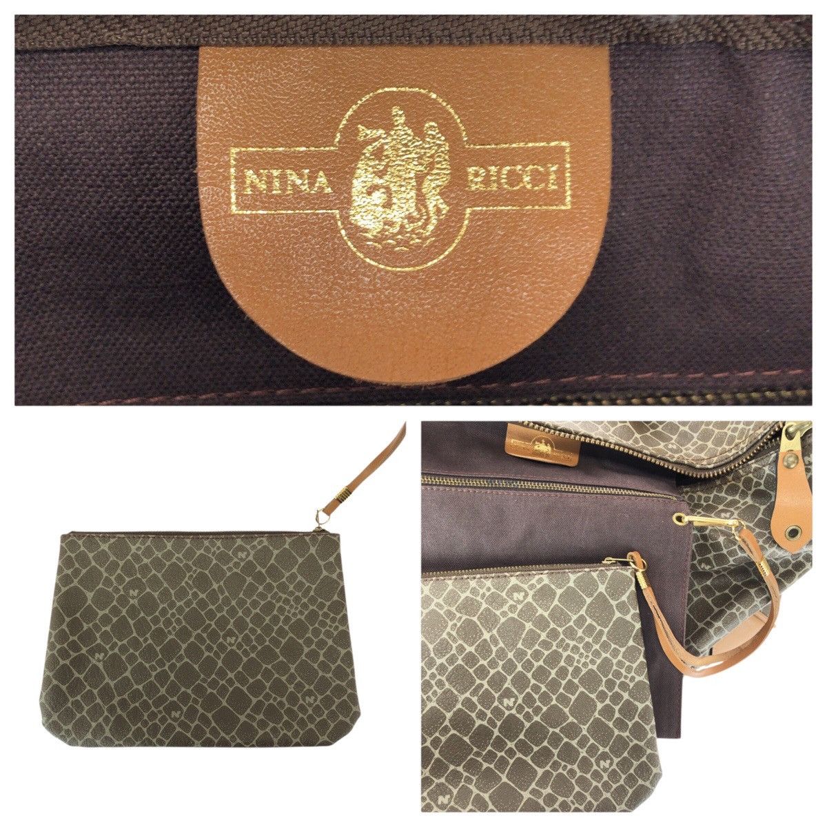 Other Other Nina Ricci PVC Leather Boston Bag Plastic / Synthetic Handbag DUTY FREE for USA Size ONE SIZE - 4 Thumbnail