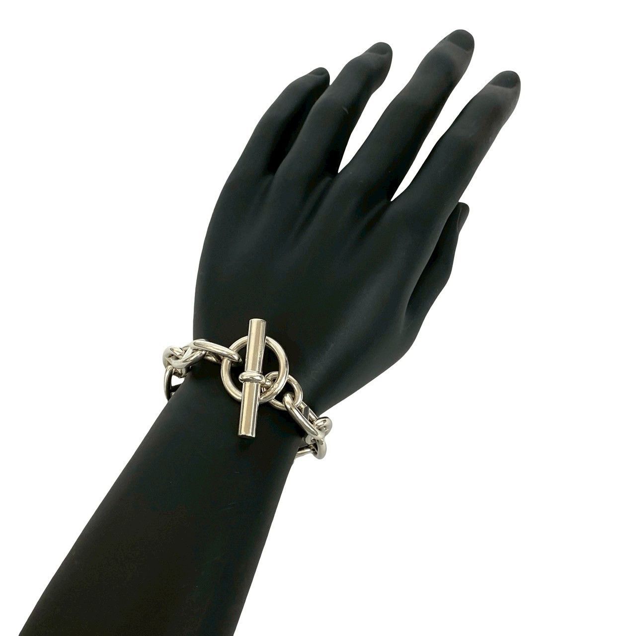 Hermes Hermes Hermès Chaîne d'Ancre GM12 Silver925 Bracelet Precious Metal Bracelet DUTY FREE for USA Size ONE SIZE - 2 Thumbnail