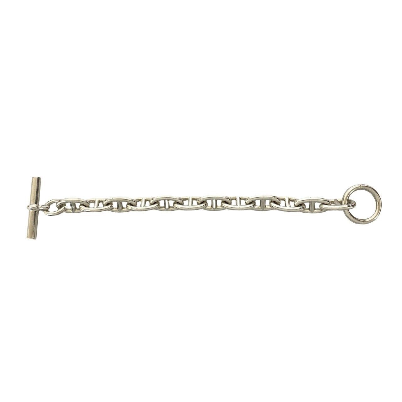 Hermes Hermes Hermès Chaîne d'Ancre GM12 Silver925 Bracelet Precious Metal Bracelet DUTY FREE for USA Size ONE SIZE - 6 Thumbnail